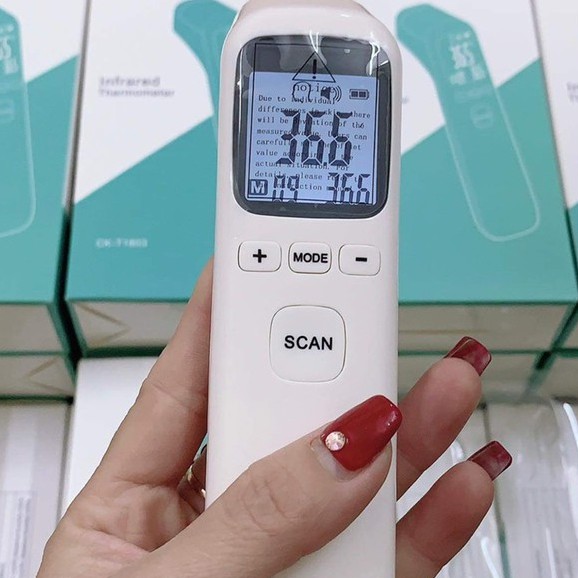 Nhiệt kế điện tử hồng ngoại đa năng đo trán đo nhanh chính xác