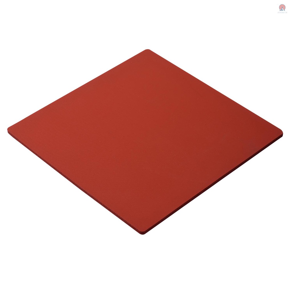 Tấm Đệm Cao Su Silicon Chịu Nhiệt Độ Cao 380 * 380 * 8mm Cho Máy Ép Nhiệt 2