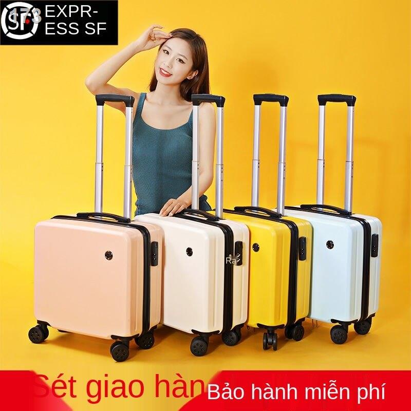 Vali nhỏ 18 inch nữ xe đẩy nhẹ và bền 20 nam lên mini mã thời trang