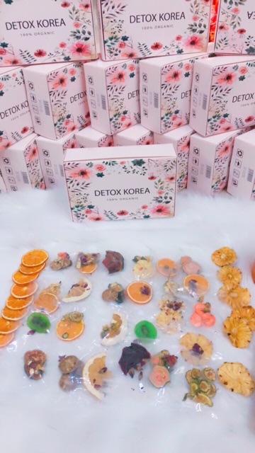 Combo 60 gói Detox giảm cân thanh nhiệt giá ưu đãi (KO kèm bình).