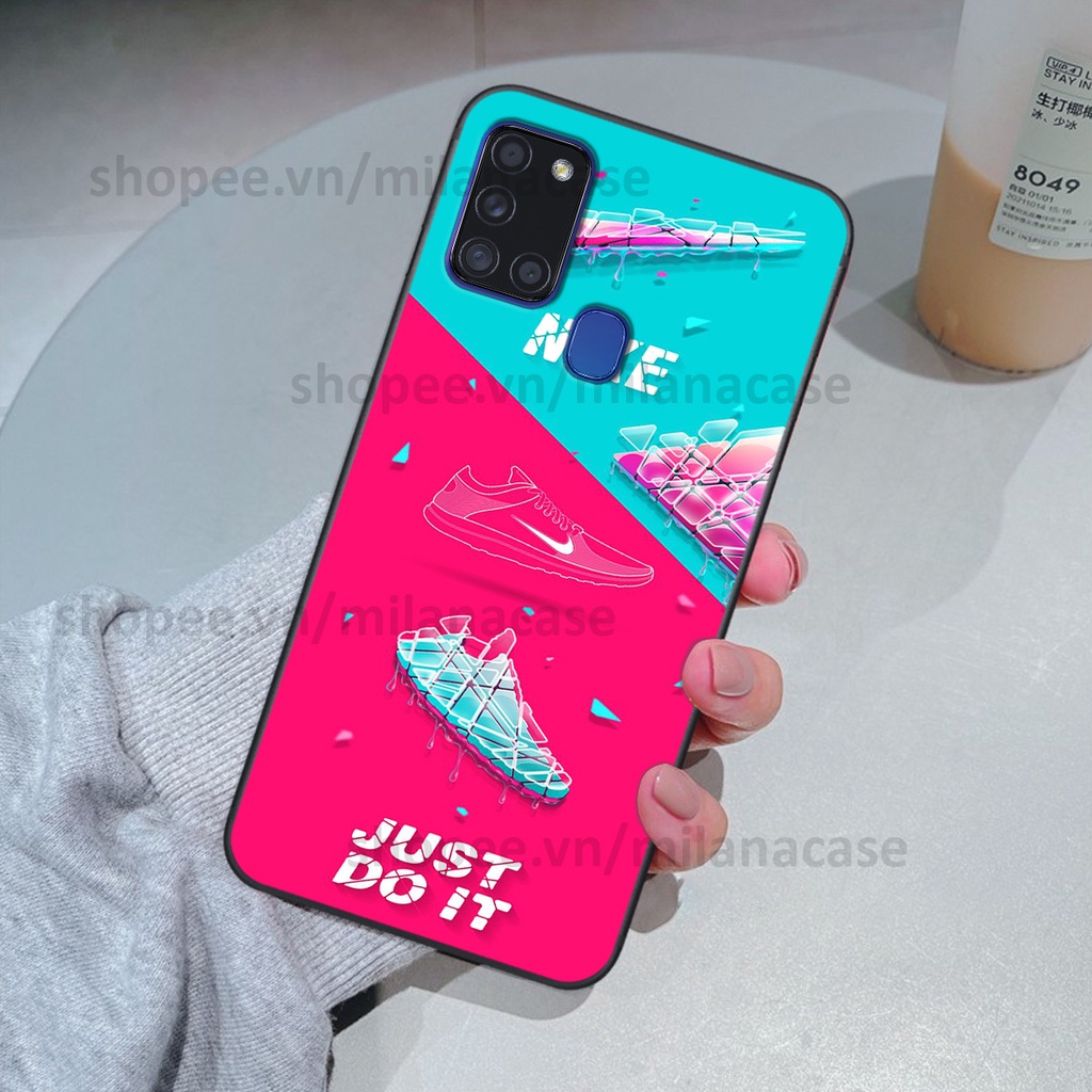 Ốp Samsung A21s in hình các thương hiệu nổi tiếng sang chảnh, đẳng cấp, cá tính