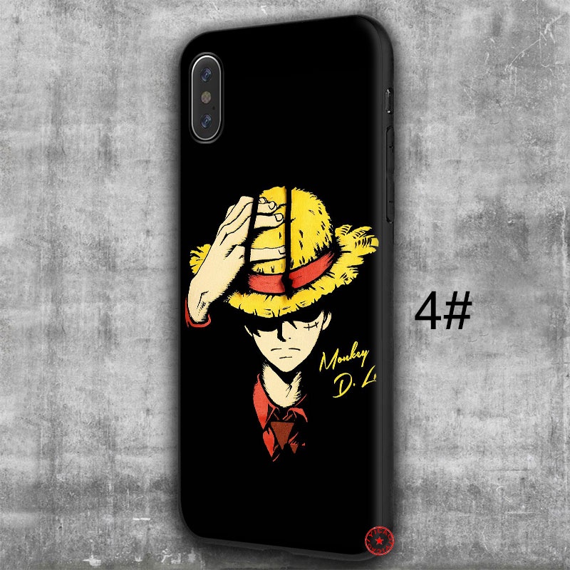 Ốp Điện Thoại In Hình One Piece Luffy Cho iPhone SE XR 5 5S 6 6S 7 8 11 Pro Max Plus 76FV