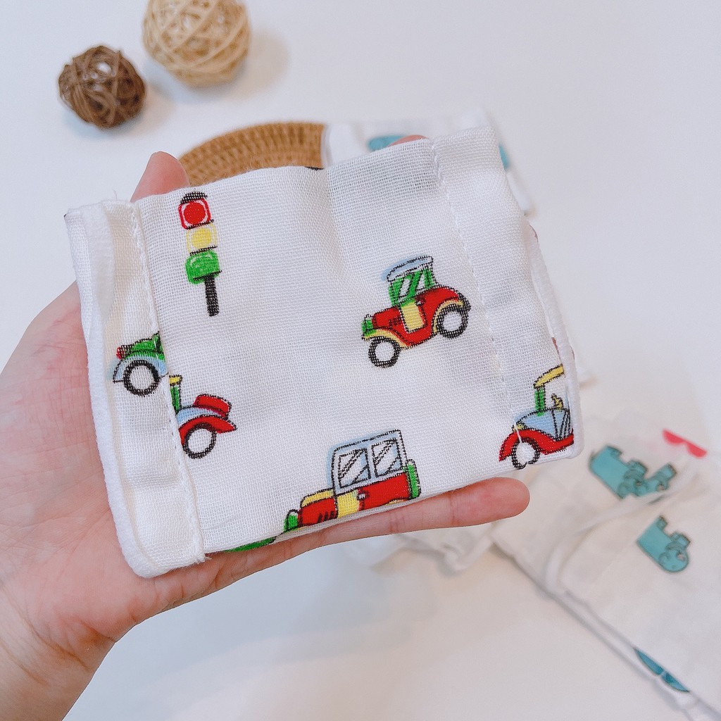 Khẩu trang xô 4 lớp xuất nhật Mimo Baby cho bé 0-4 tuổi | BigBuy360 - bigbuy360.vn