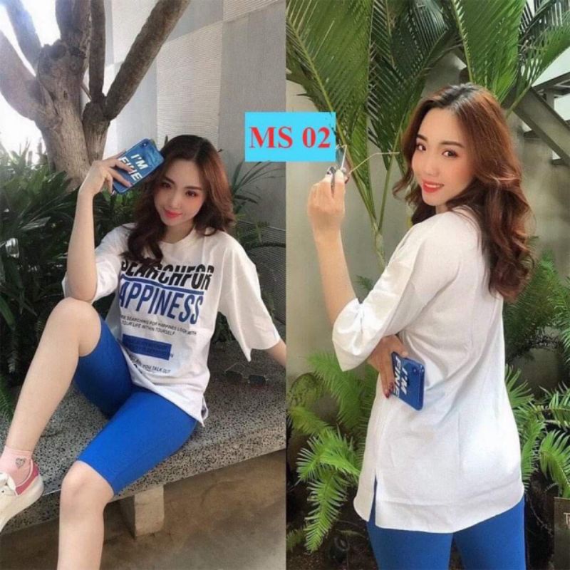 Combo 2 bộ thun chữ (Không chọn màu)