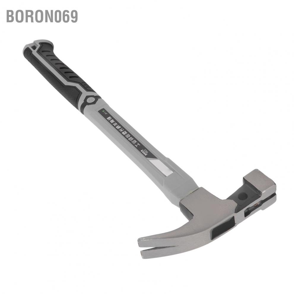 Boron069 13oz Búa Quadrate Hình dạng sừng cừu 50HRC Thiết kế đôi V Tay cầm bằng thép không gỉ cacbon cao Cán búa thẳng