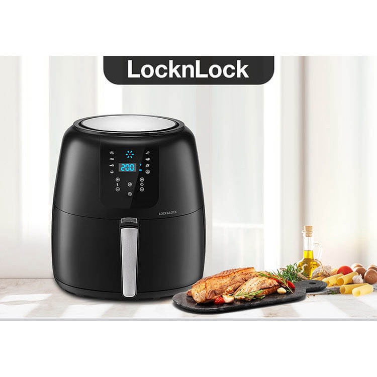 Nồi Chiên Không Dầu Điện Tử Lock&amp;Lock EJF296BLK (7.2 Lít)