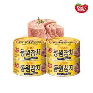 Combo Cá Ngừ Đóng Hộp Dongwon Light Standard 4x150g