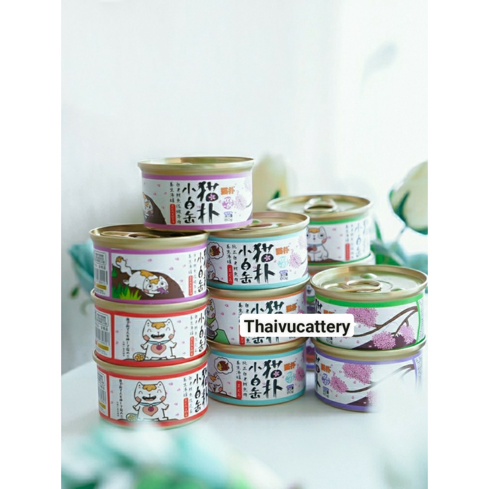 Pate Súp Cá Ngừ Ma Bư Hộp 80gr 6 Vị Mix Tổng Hợp