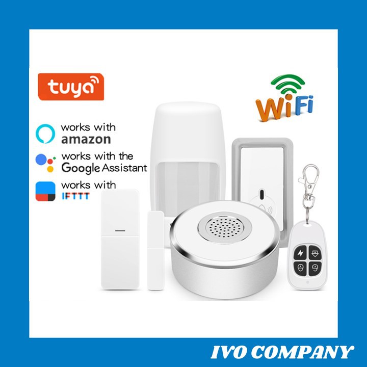 WiFi Smart Home Alarm - Bộ Báo Động, Báo Trộm Không Dây WiFi