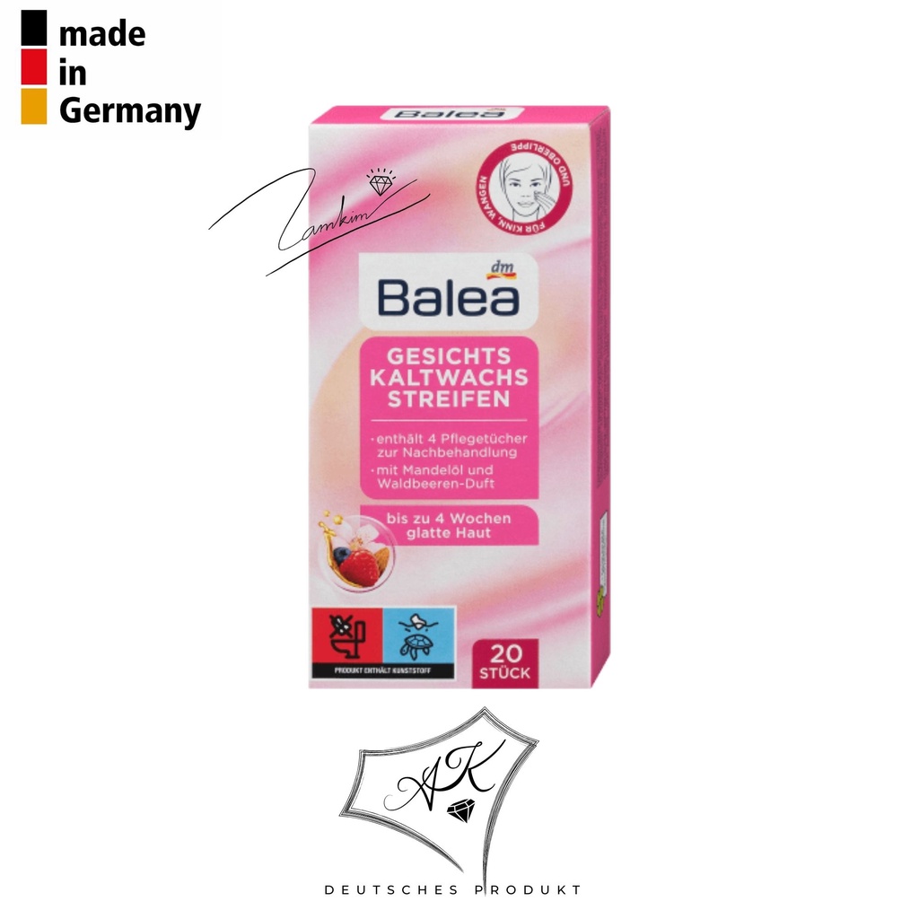 Miếng tẩy lông mặt, mép, ria, lông mày - Balea