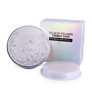 PHẤN PHỦ SIÊU MỊN 2 LỖI CELLIO EX COLLAGEN TWOWAY CAKE SPF 30 PA+++