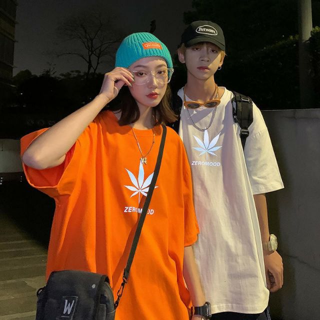 Áo thun tay lỡ Phản Quang Unisex DẠNG CẶP ZEROMOOOD