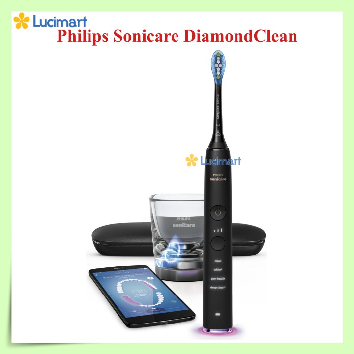 Bàn chải điện Philips Sonicare 9300 DiamondClean Smart [Hàng Mỹ]