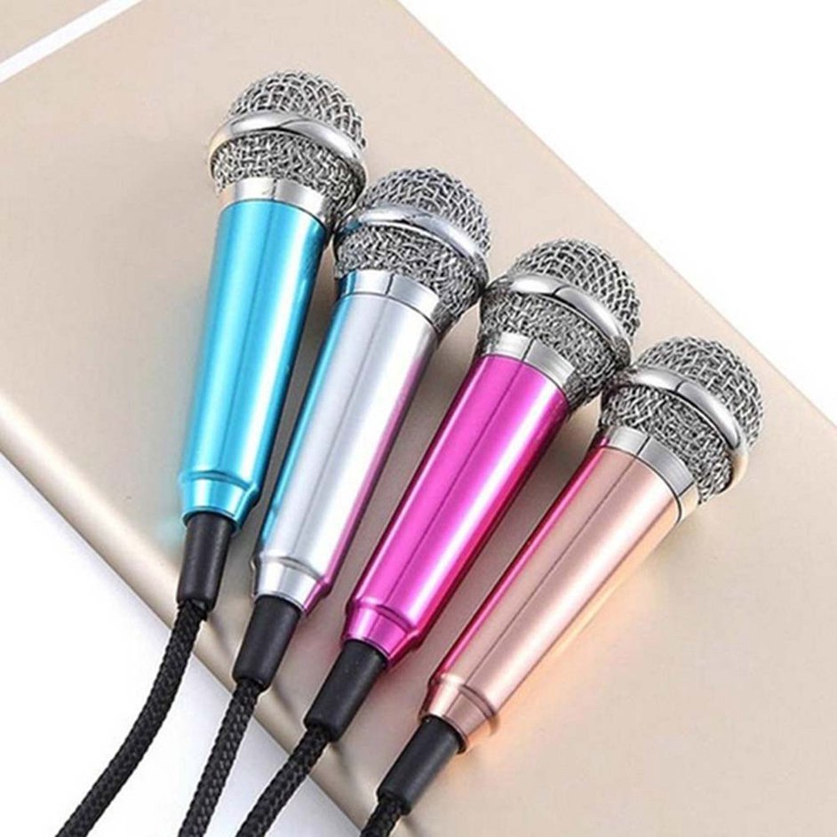 Micro kèm tai nghe mini hỗ trợ hát karaoke chất lượng cao