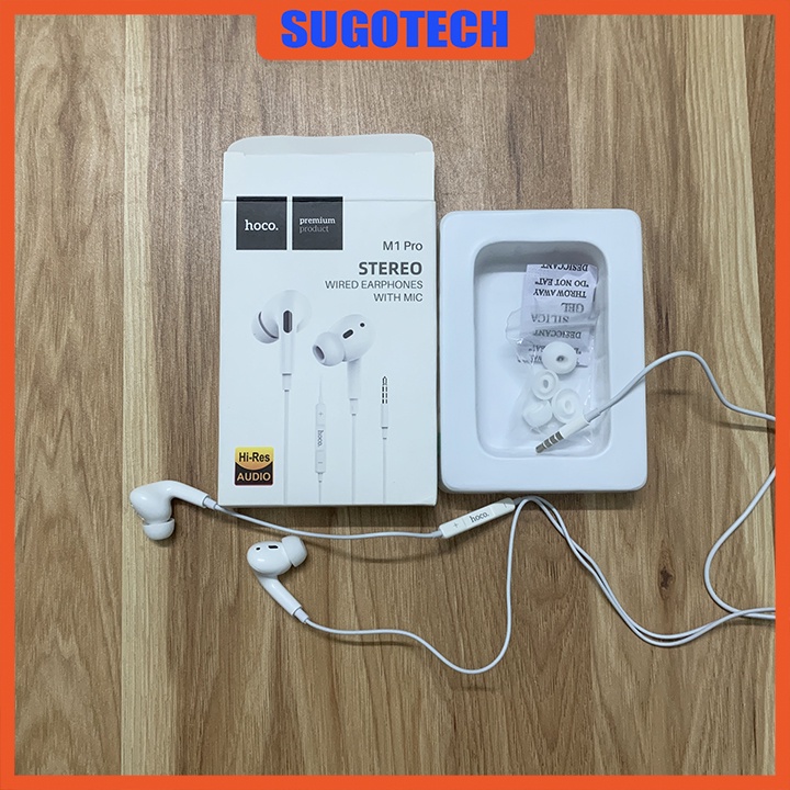 Tai nghe có dây nhét tai Hoco M1 Pro chính hãng, chống ồn, có mic, full chức năng