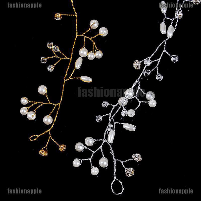 ❀❀ Cài Tóc Đính Ngọc Trai Giả 50cm Cho Cô Dâu