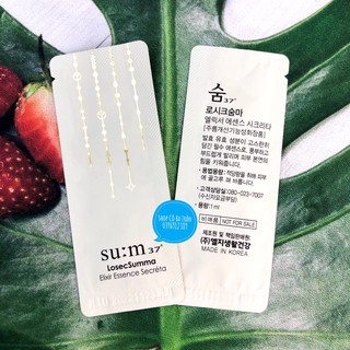 Gói Sample Sum Vàng - Nước thần Su:m37 - Losec Summa Elixir Essence Secréta 1ml/gói ( nước thần )