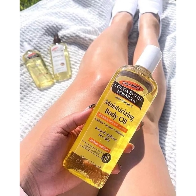Dầu dưỡng toàn thân Palmer's Cocoa Butter Formula Moisturizing Vitamin E 250ml | BigBuy360 - bigbuy360.vn