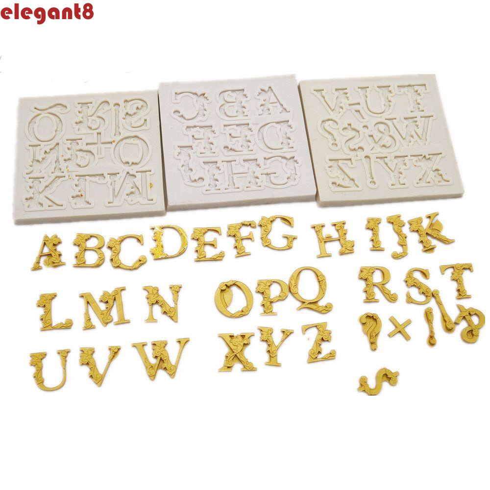 Set 3 Khuôn Làm Bánh / Sô Cô La Hình Chữ Cái Thanh Lịch