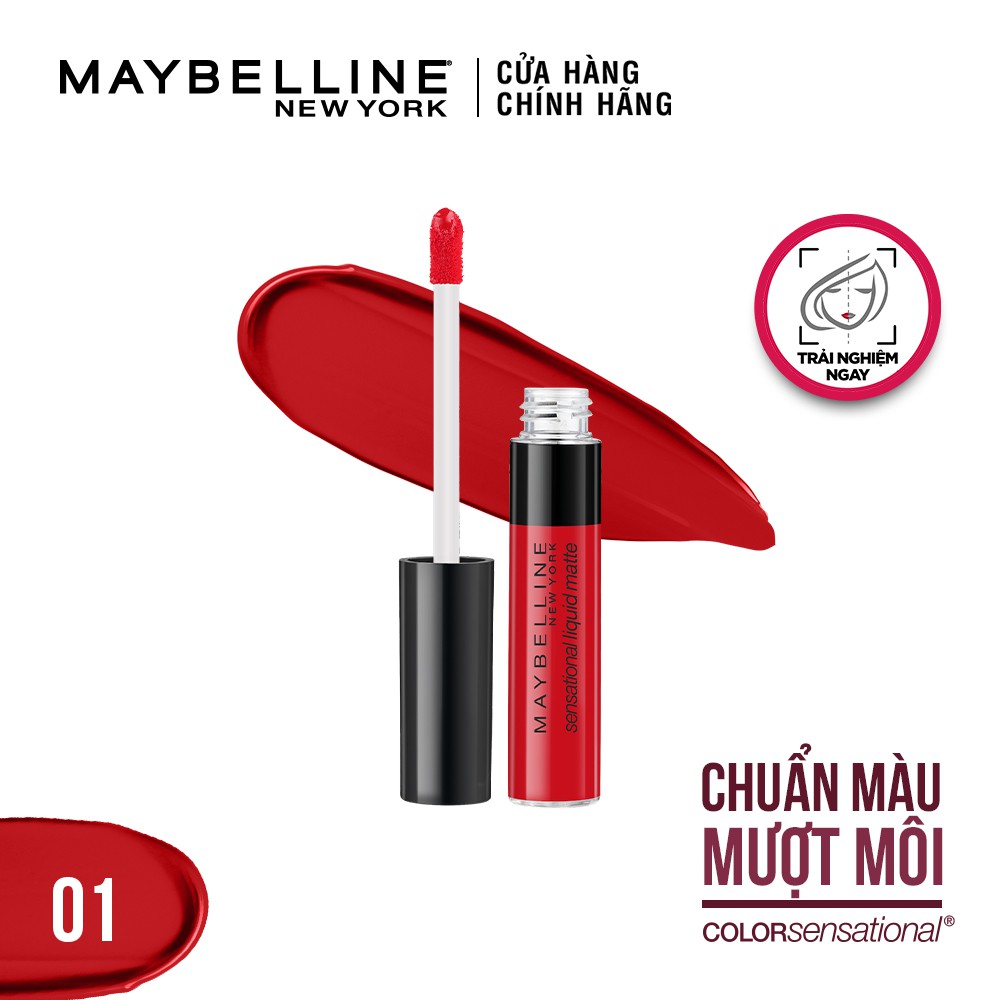 Son Kem Lì Nhẹ Môi Maybelline New York Sensational Liquid Matte 7ml