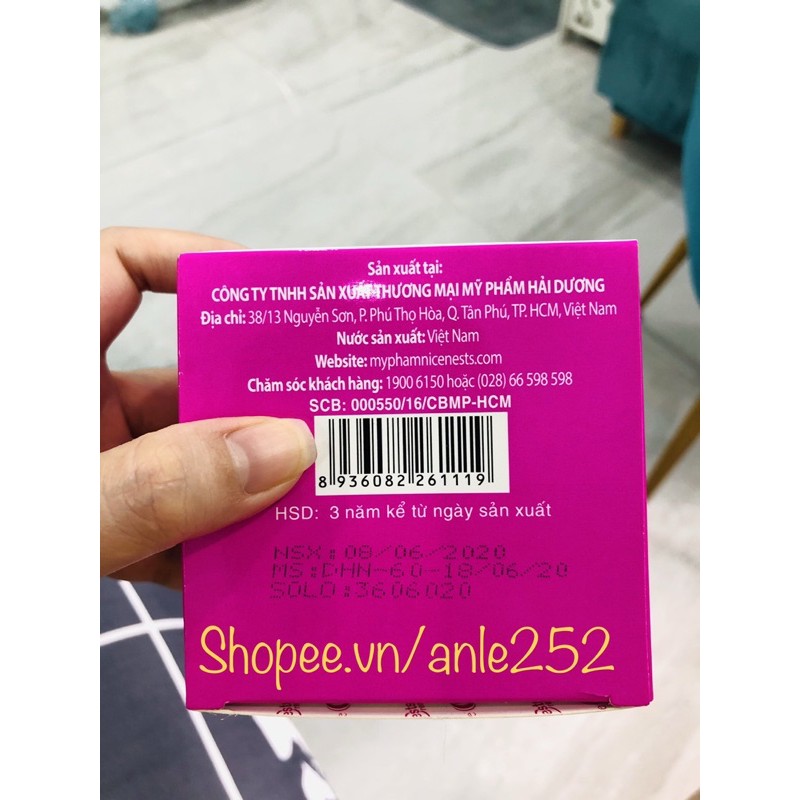 KEM NICE NESTS DƯỠNG TRẮNG GIÚP PHỤC HỒI DA 40g.