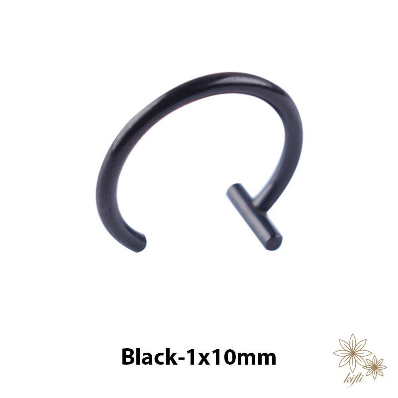 【kifli】Khuyên Kẹp Mũi/Môi/Môi Bằng Thép Titan Không Cần Khoan Lỗ