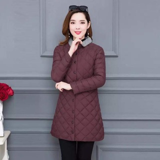 Áo Phao Thân Dài Trần Trám