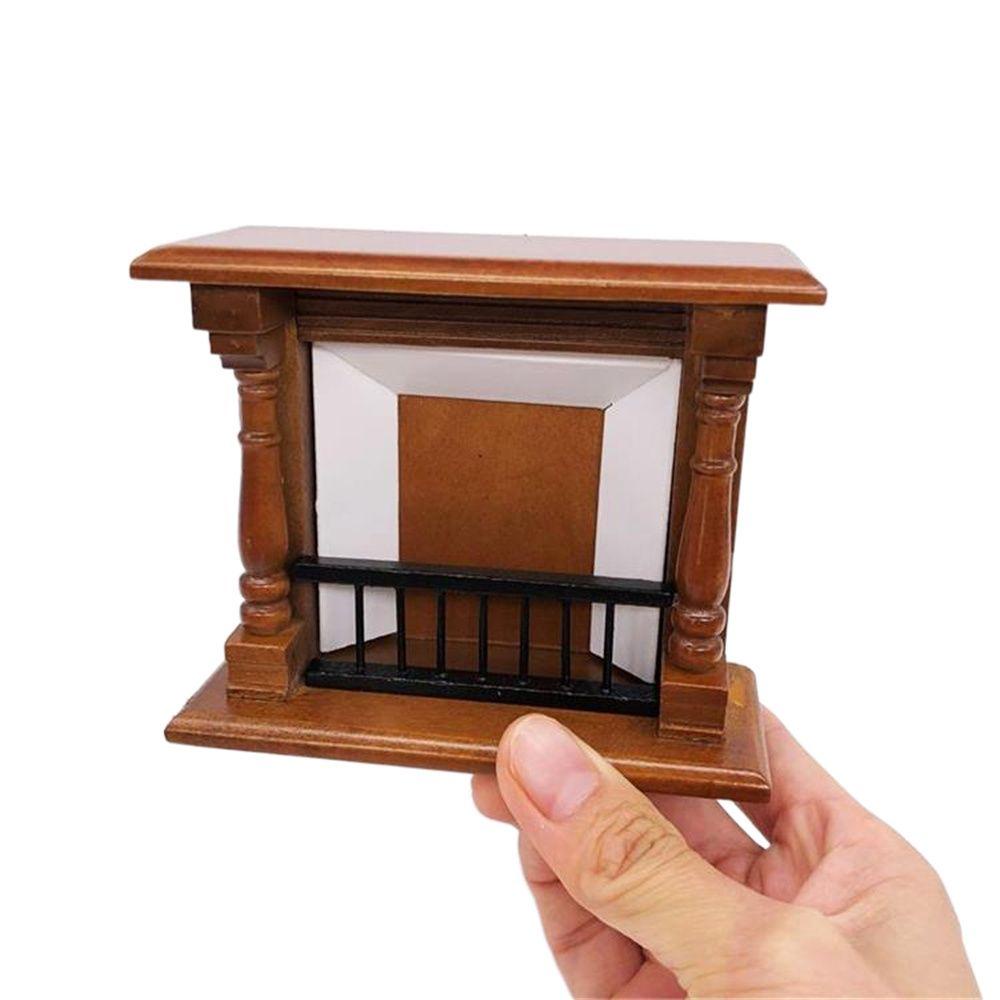 Mô Hình Lò Sưởi Mini Trang Trí Nhà Búp Bê DIY 1