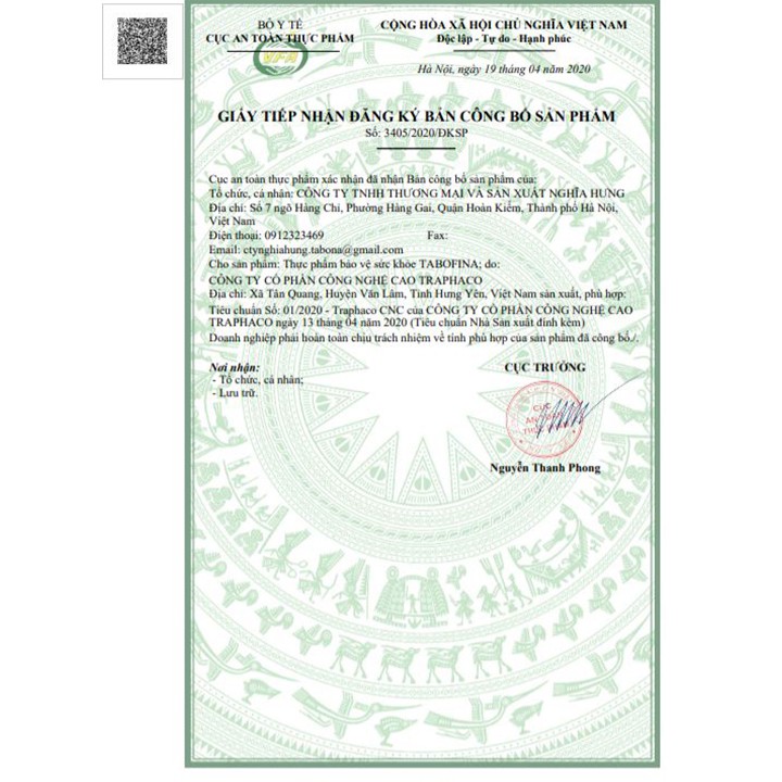 Viên Uống Tabofina Hộp 30 Viên - Hỗ Trợ Nhuận Tràng Giảm Táo Bón - Coastlinecare Pharmacy