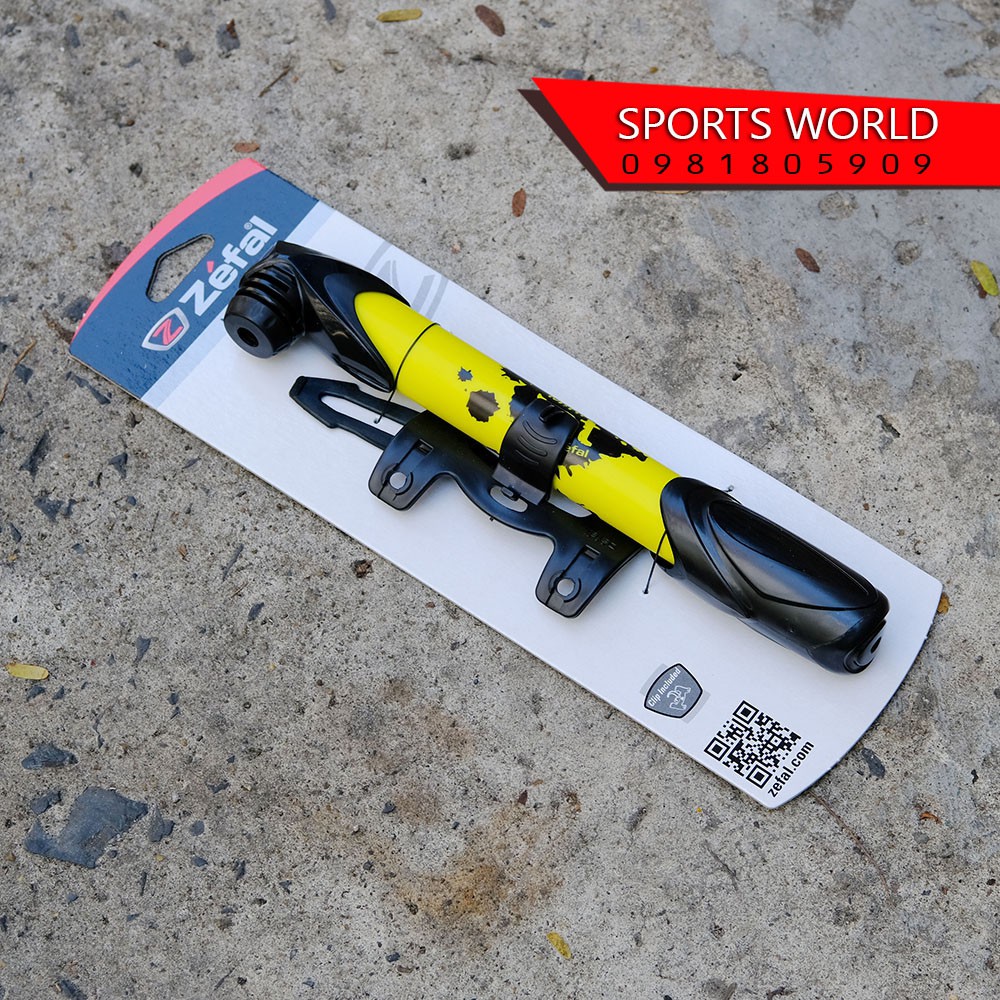 Bơm xe đạp mini JET ZEFAL 87PSI/6KG - MADE IN FRANCE