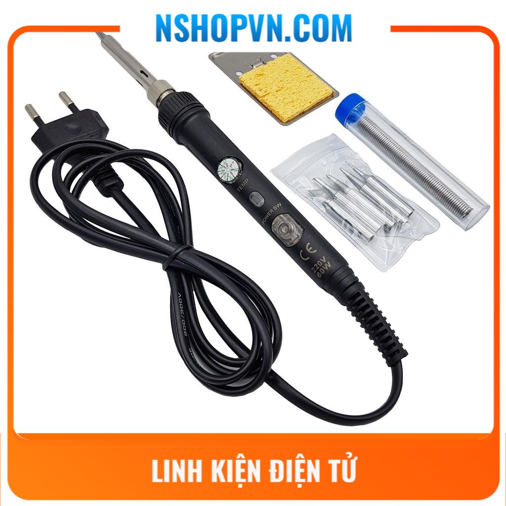 Mỏ hàn điều chỉnh nhiệt độ NO.901 KS801A 60W kèm phụ kiện