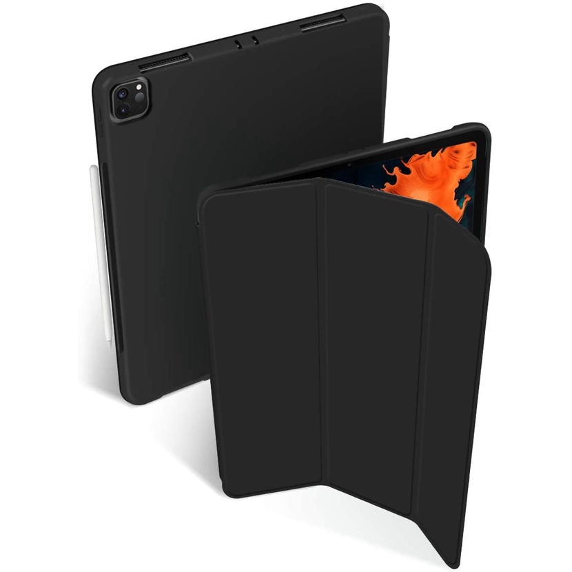 Ốp Máy Tính Bảng Có Khay Đựng Bút Cho 2021 iPad PRO 12.9 2020 PRO 12.9 inch A2229 A2233 A2232 A2069 A2378 A2461 A2379 A2462