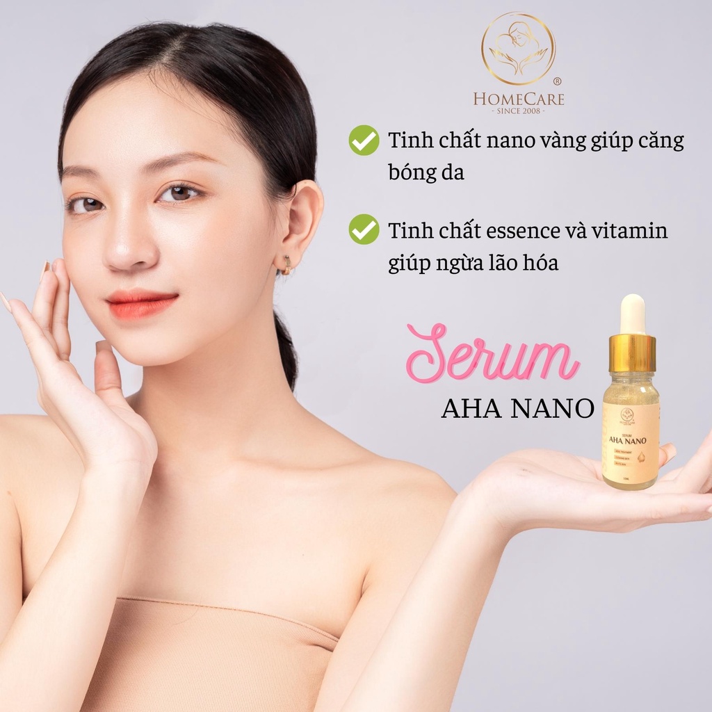 Serum AHA Nano dưỡng da Home Care 10ml