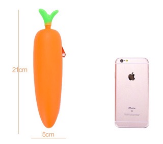 Ví bút Cà Rốt Silicon