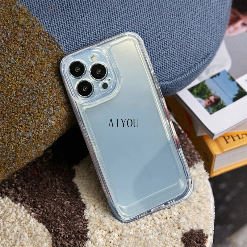 [Loại Dày] Ốp iPhone trong suốt bảo vệ camera cho iPhone 14 Pro Max 13 Pro Max 12 mini 11 XS Max XR X 8 7 Plus Se 2020