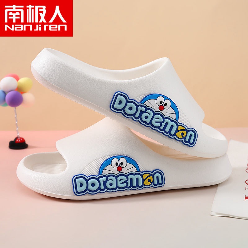 Dép Đi Trong Nhà Chống Trượt Trọng Lượng Nhẹ In Hình Doraemon Dễ Thương Dành Cho Cặp Đôi