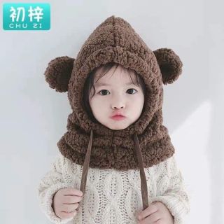 Mũ lông gấu cả đầu cổ