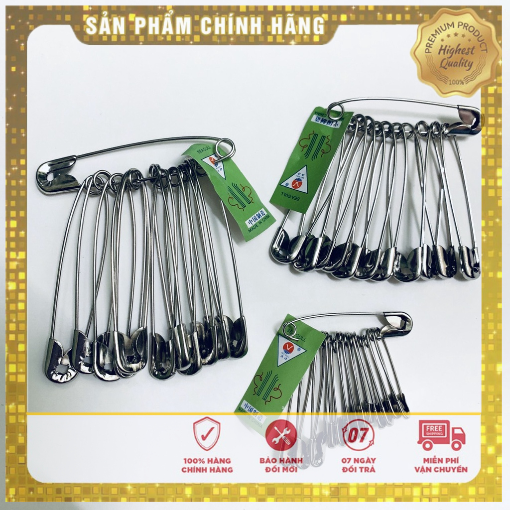 Sét 12 Kim băng,kim tây sắt 3 kích cỡ lớn, vừa, nhỏ