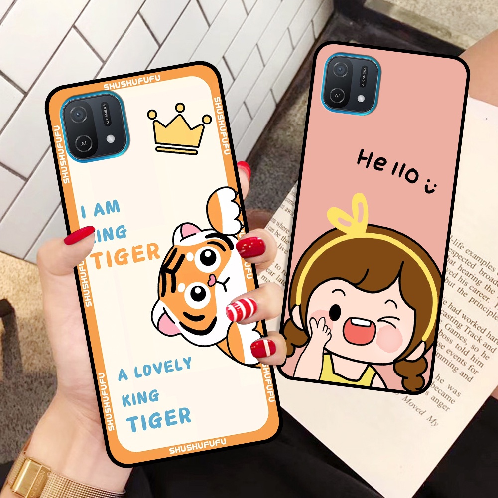 Ốp Oppo A16k in hình mickey, hổ, kingtiger siêu rẻ T19 - T24