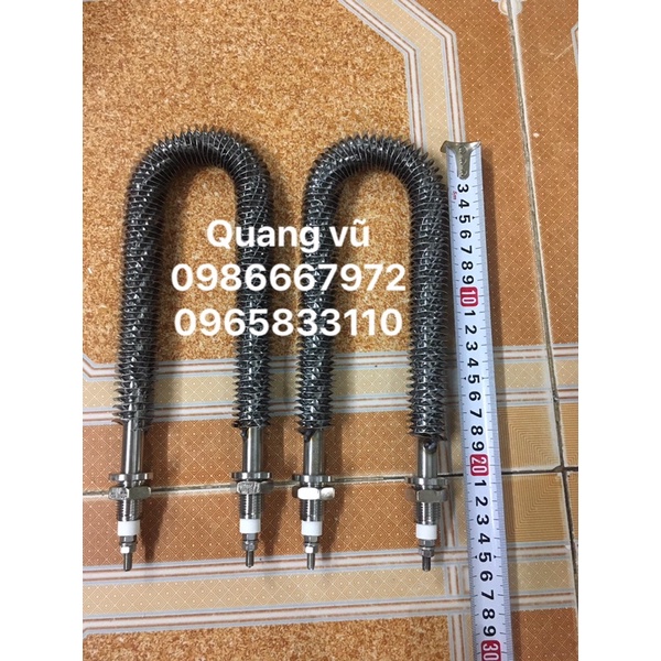 Thanh nhiệt sấy nóng ,thổi gió 220v/800w/1,2kw/1,5kw/2kw/2,5kw/3kw zen M16