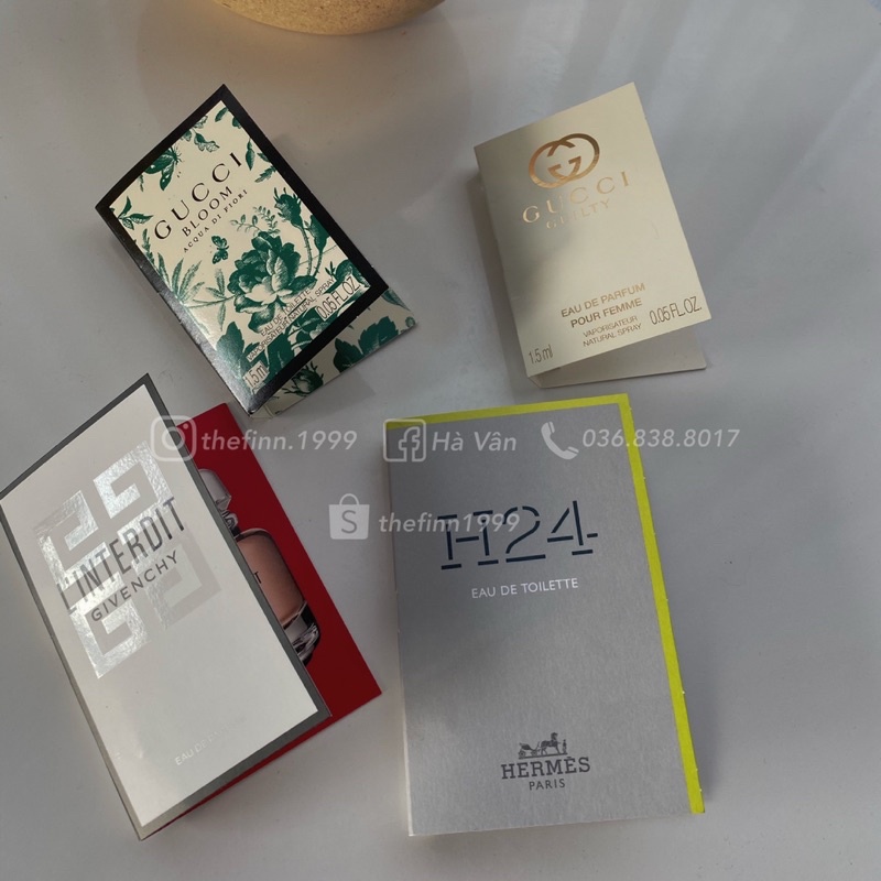 Nước hoa mini sample hãng [ chuẩn auth ]