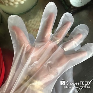 1kilogam găng tay nilon chế biến thực phẩm,bao tay nilon
