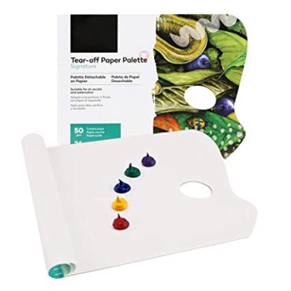 [ TÂM TÂM ]-Palette Giấy Mont Marte Tear Off Paper PalettE 36 Tờ 50gsm-MCG0022