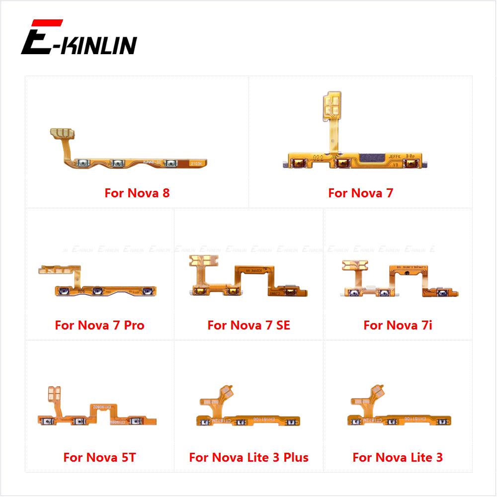 Mạch Nút Âm Lượng Cho Điện Thoại HuaWei Nova 8 7i 7 Pro SE 5T Lite 3 Plus