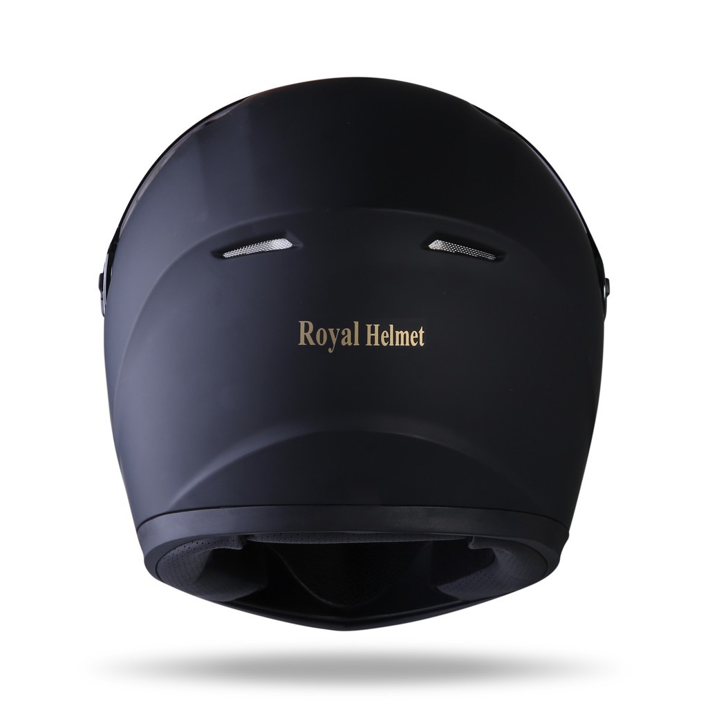 Mũ Bảo Hiểm FullFace Đen Royal M136 Hàng Chuẩn