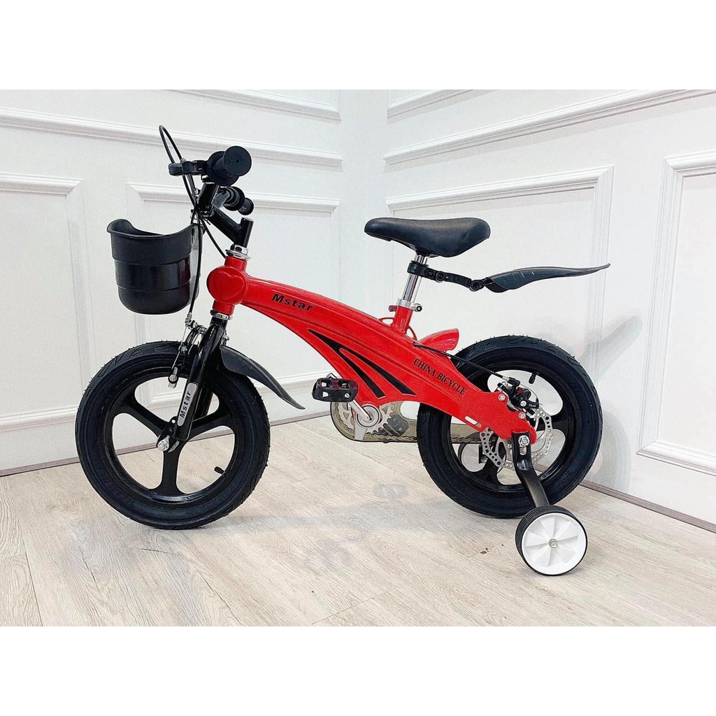 &quot;Xe đạp trẻ em'' Xe đạp vành đúc cao cấp chính hãng MSTAR size 14inchs LY166 cho bé từ 2 đến 9 tuổi