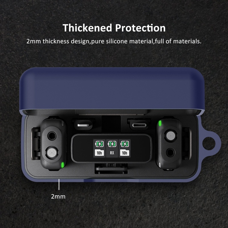 Vỏ Silicon Chống Rơi Bảo Vệ Micro Cho Action 2 OM 5