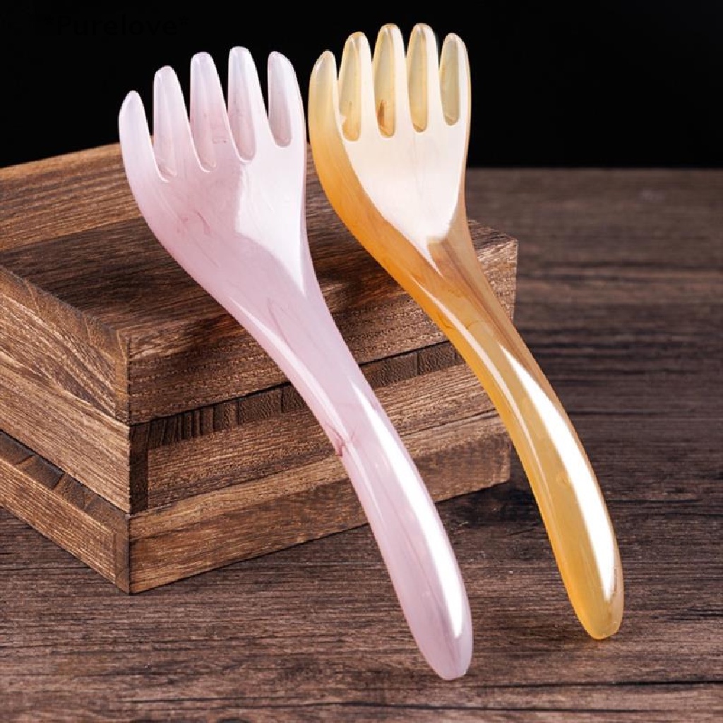 Lược Chải Tóc Mát Xa Bằng Nhựa Resin Sáp Ong Tinh Khiết