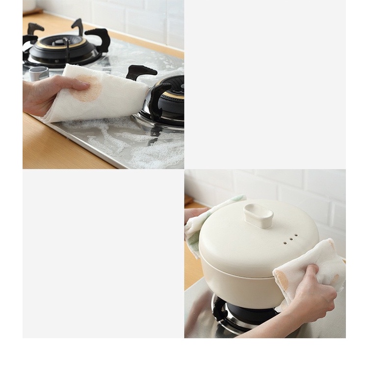 [Gift Quà tặng] JB137 Khăn lau đa năng lau bếp bát đĩa lau các vật dụng hàng nhập