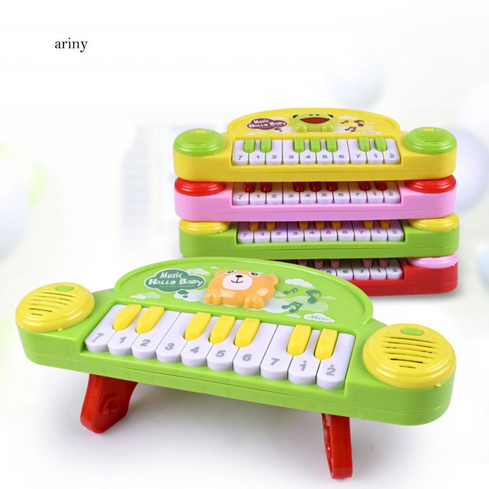 Đàn piano mini bằng điện họa tiết hoạt hình cho bé